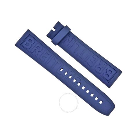 breitling blue rubber watch band|authentic breitling watch bands.